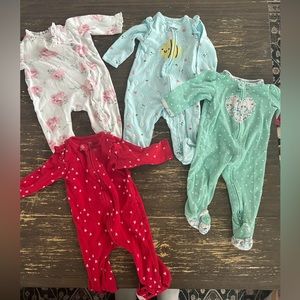 Bundle of baby girl onesies size 6 months